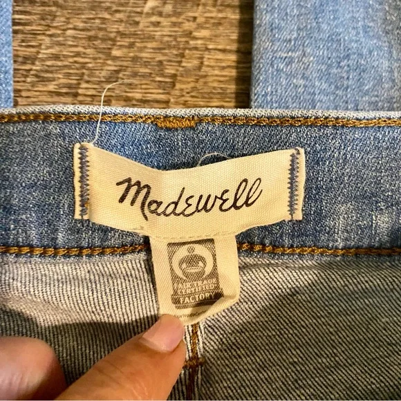 Madewell Perfect Vintage Wide Leg Jeans Size 24 - Picture 10 of 13